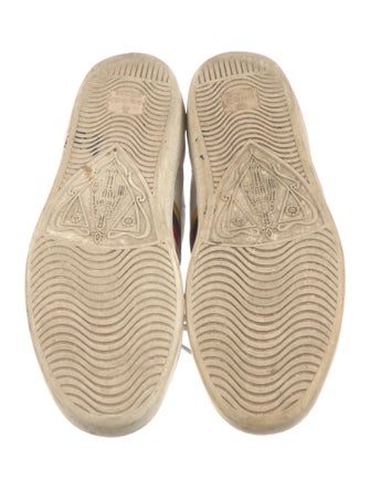 Gucci Sylvie Web Accent Leather Sneakers