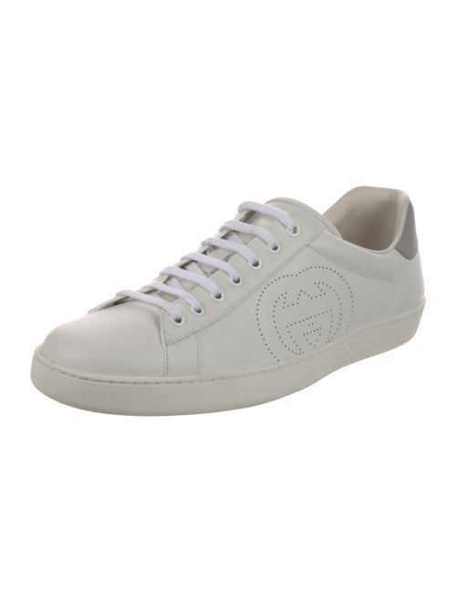 Gucci Interlocking G Logo Leather Sneakers