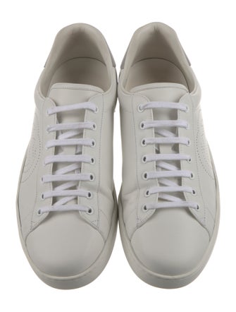 Gucci Interlocking G Logo Leather Sneakers