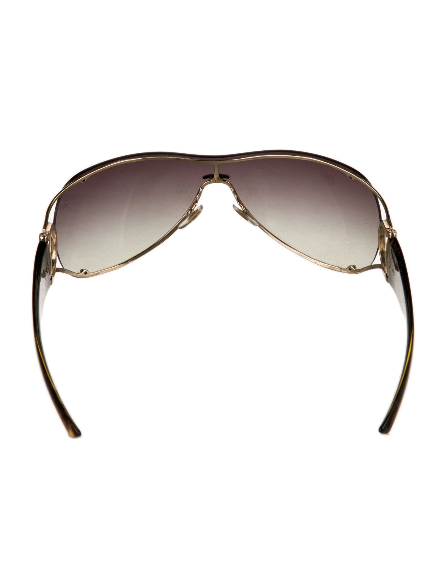 Gucci Hasler Horsebit Accent Shield Sunglasses