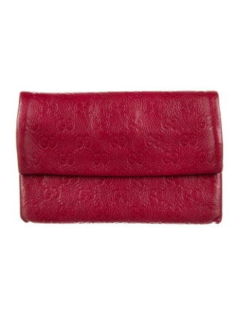 Gucci GG Signature Leather Compact Wallet