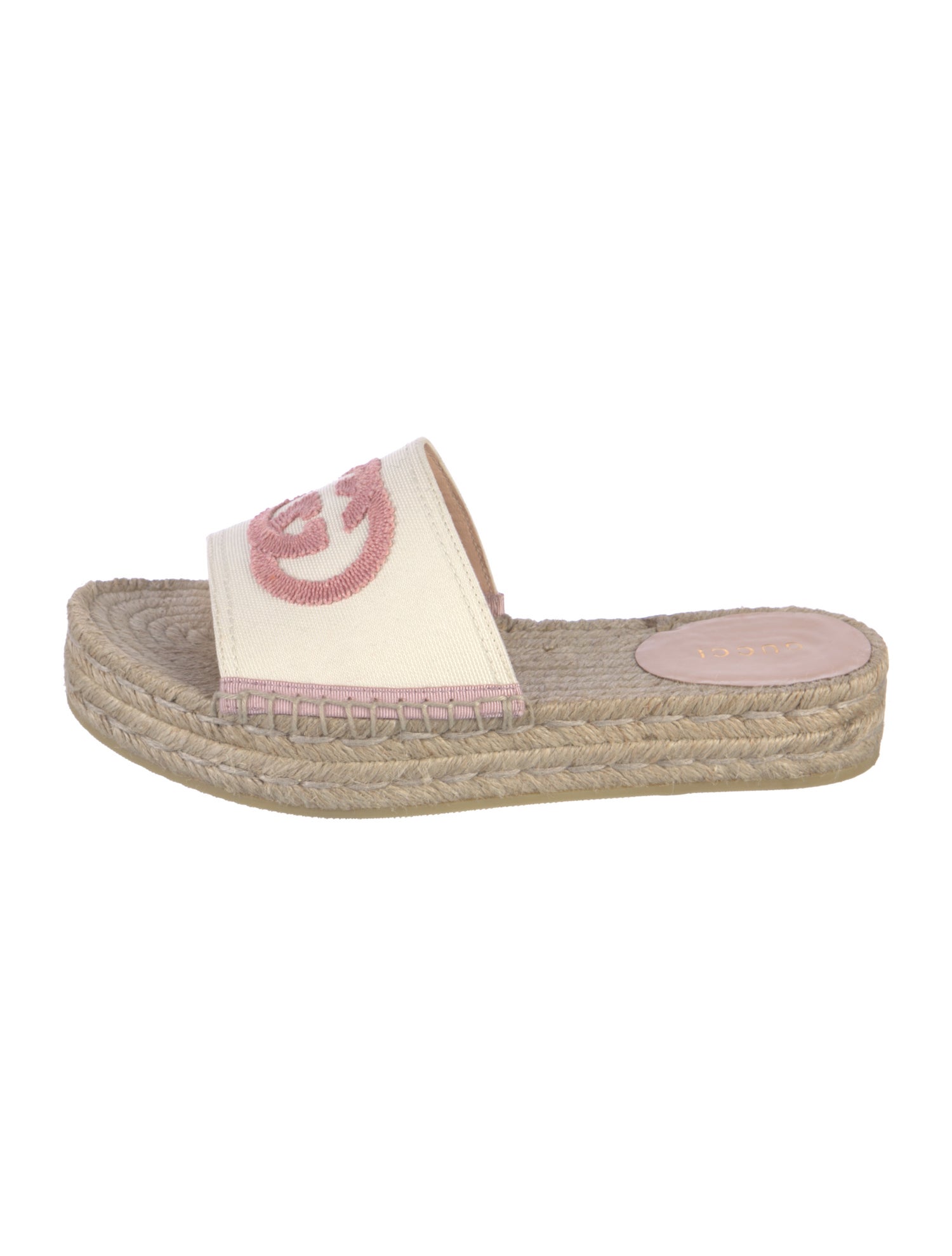 Gucci Interlocking G Logo Canvas Espadrilles