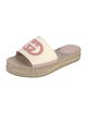 Gucci Interlocking G Logo Canvas Espadrilles