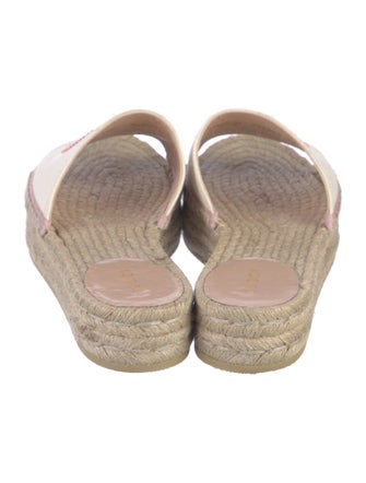 Gucci Interlocking G Logo Canvas Espadrilles