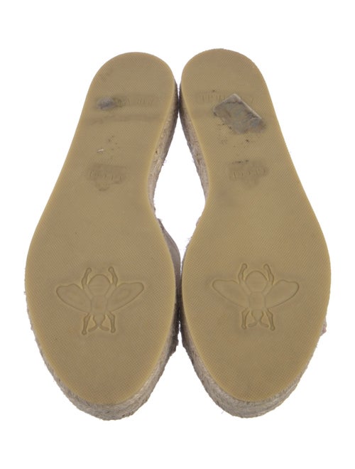 Gucci Interlocking G Logo Canvas Espadrilles