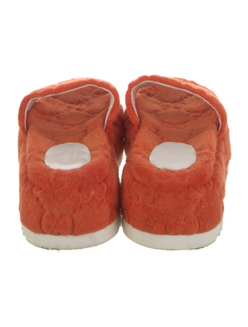 Gucci GG Logo Terry Cloth Slides