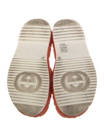 Gucci GG Logo Terry Cloth Slides