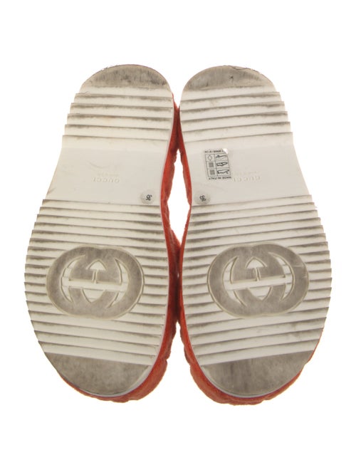 Gucci GG Logo Terry Cloth Slides