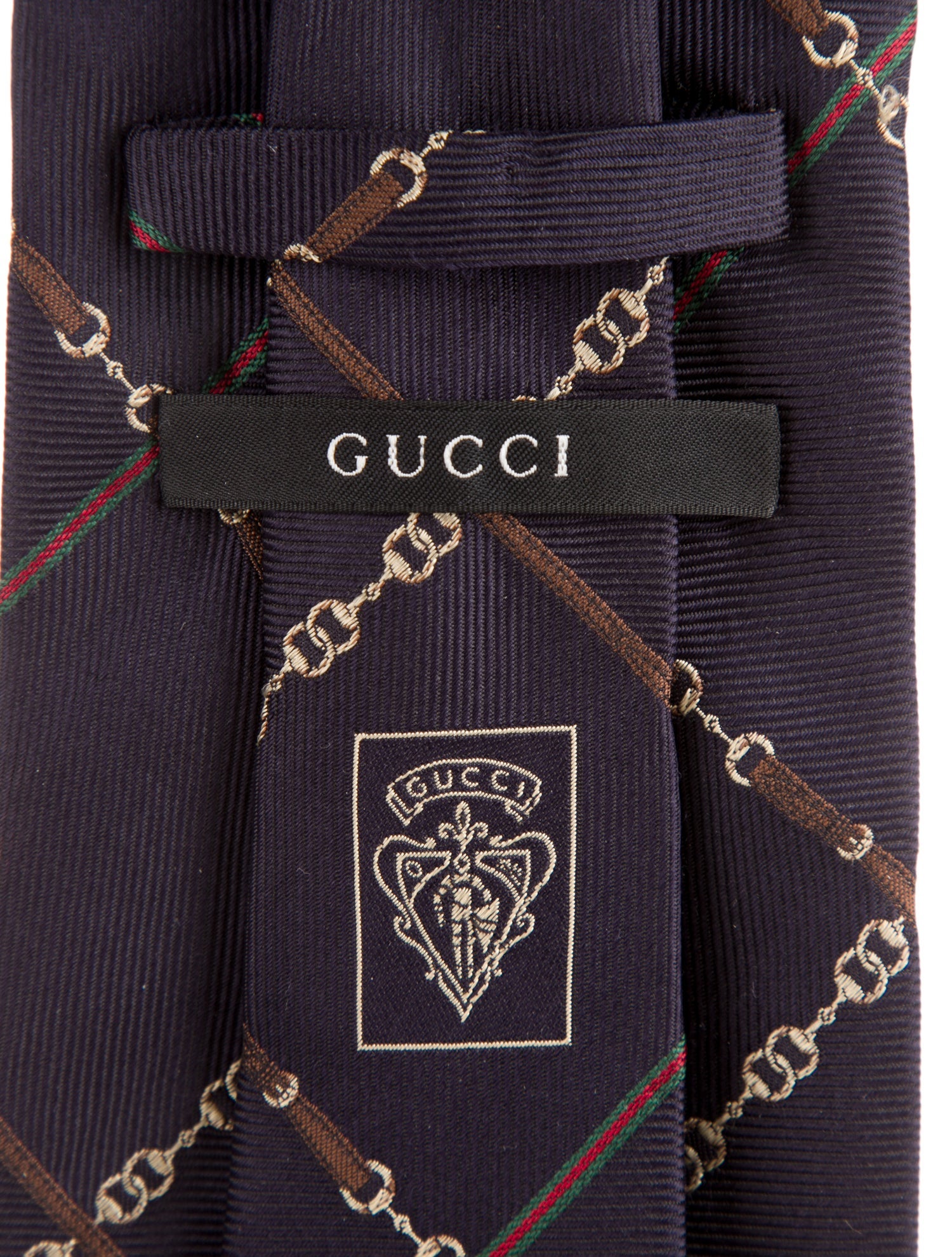 Gucci Pattern Print Silk Tie