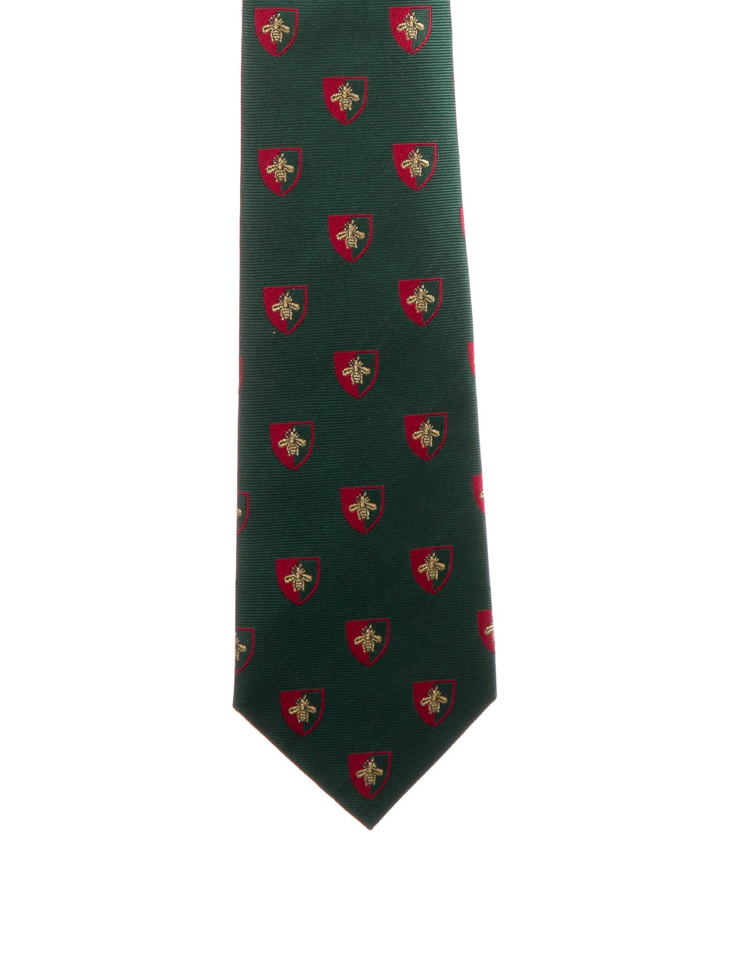 Gucci Pattern Print Silk Tie