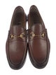 Gucci Horsebit Accent Leather Dress Loafers