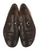 Gucci Horsebit Accent Leather Dress Loafers