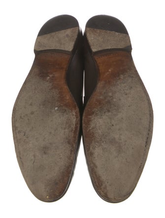 Gucci Horsebit Accent Leather Dress Loafers