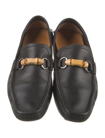 Gucci Horsebit Accent Leather Drivers