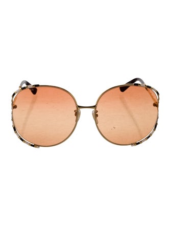 Gucci Interlocking G Logo Oversize Sunglasses