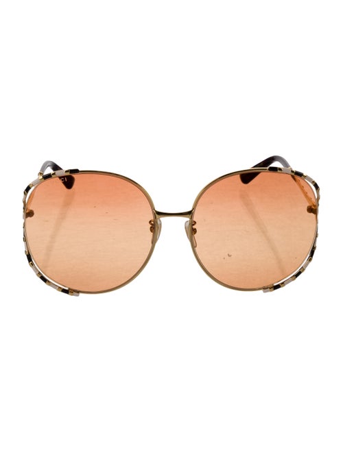 Gucci Interlocking G Logo Oversize Sunglasses