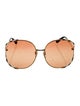 Gucci Interlocking G Logo Oversize Sunglasses