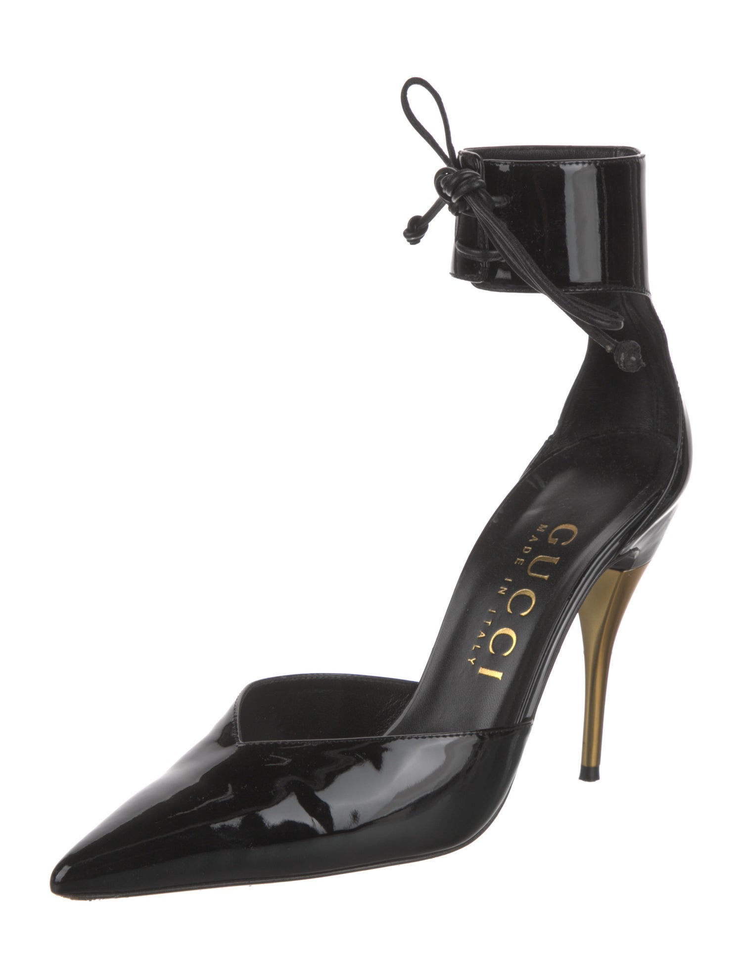 Gucci Patent Leather D'Orsay Pumps