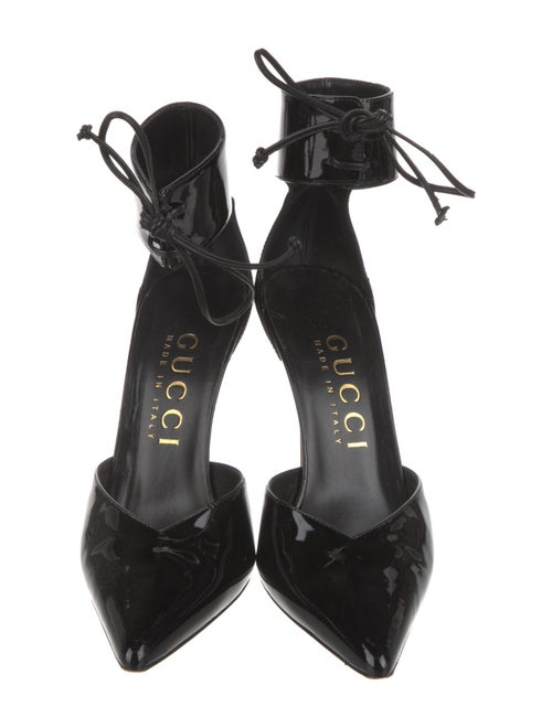 Gucci Patent Leather D'Orsay Pumps