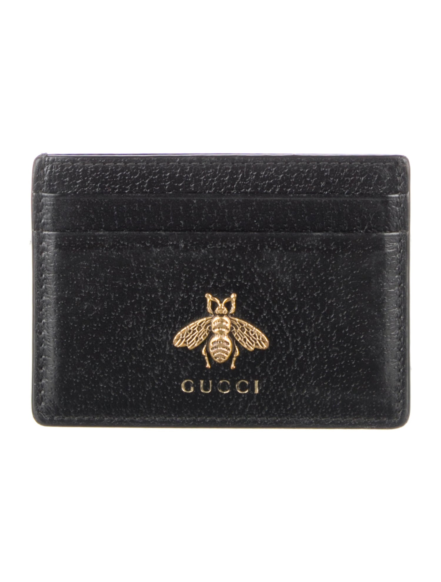 Gucci Bee Accent Leather Wallet