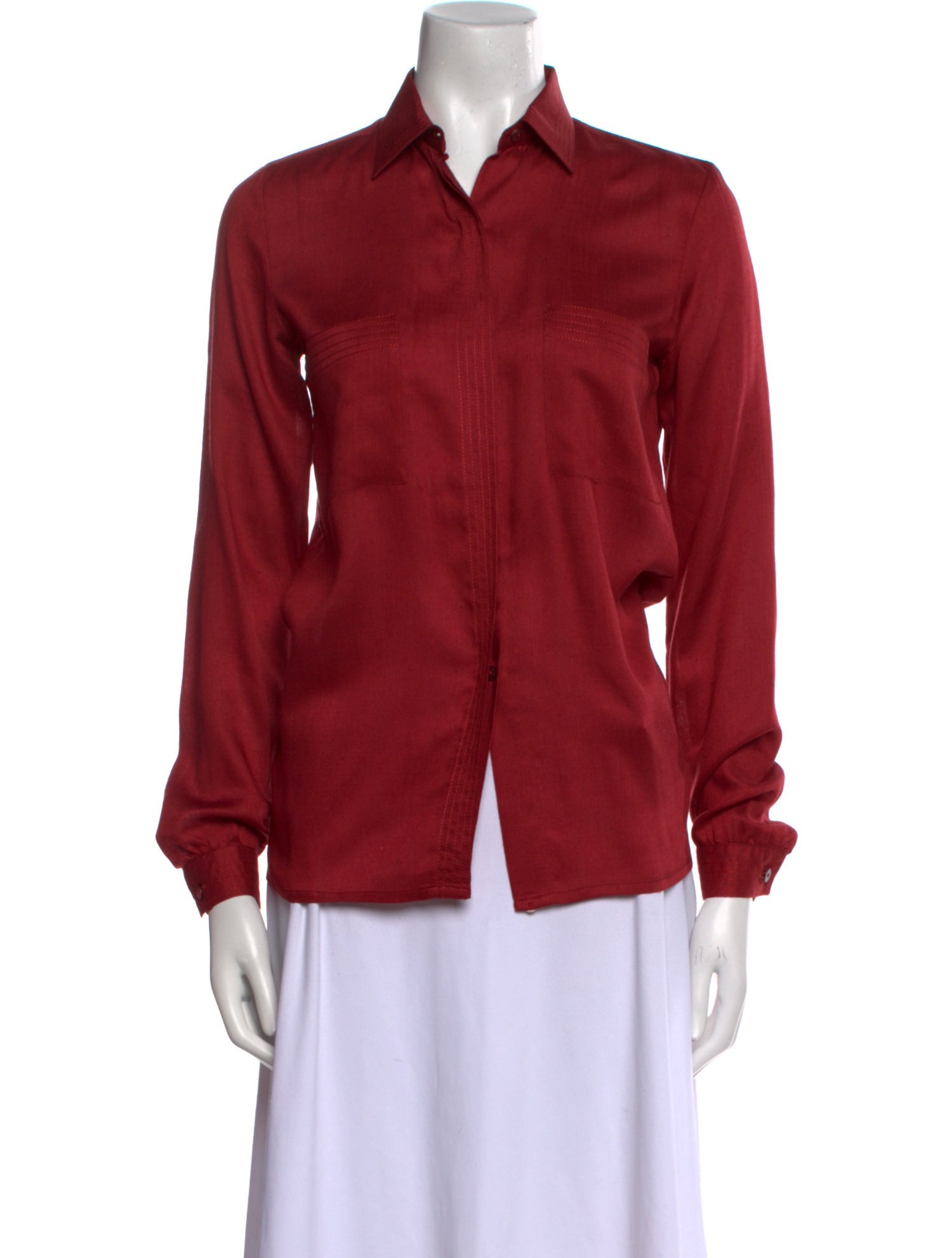 Gucci Vintage 1980's Button-Up Top