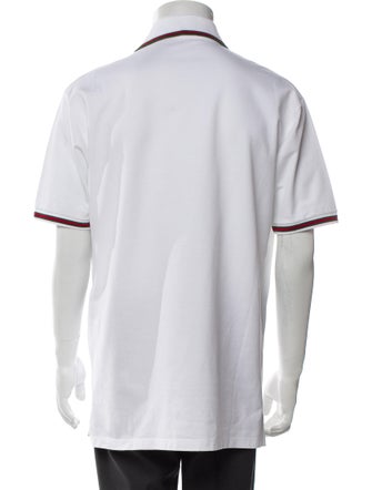 Gucci Web Accent Collar Polo Shirt