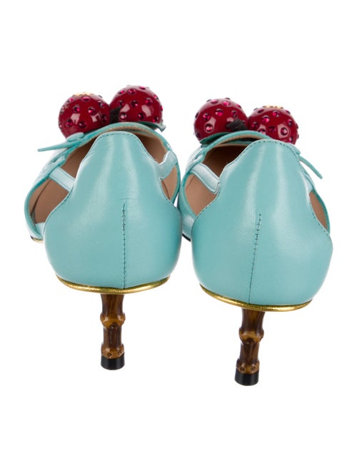 Gucci Interlocking G Logo Leather Pumps