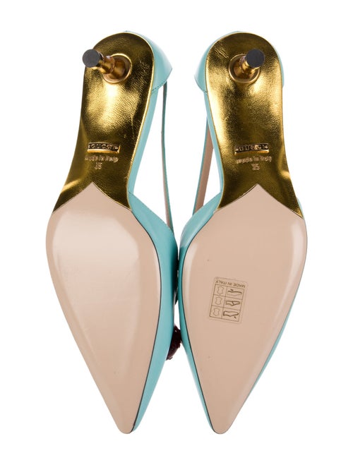 Gucci Interlocking G Logo Leather Pumps