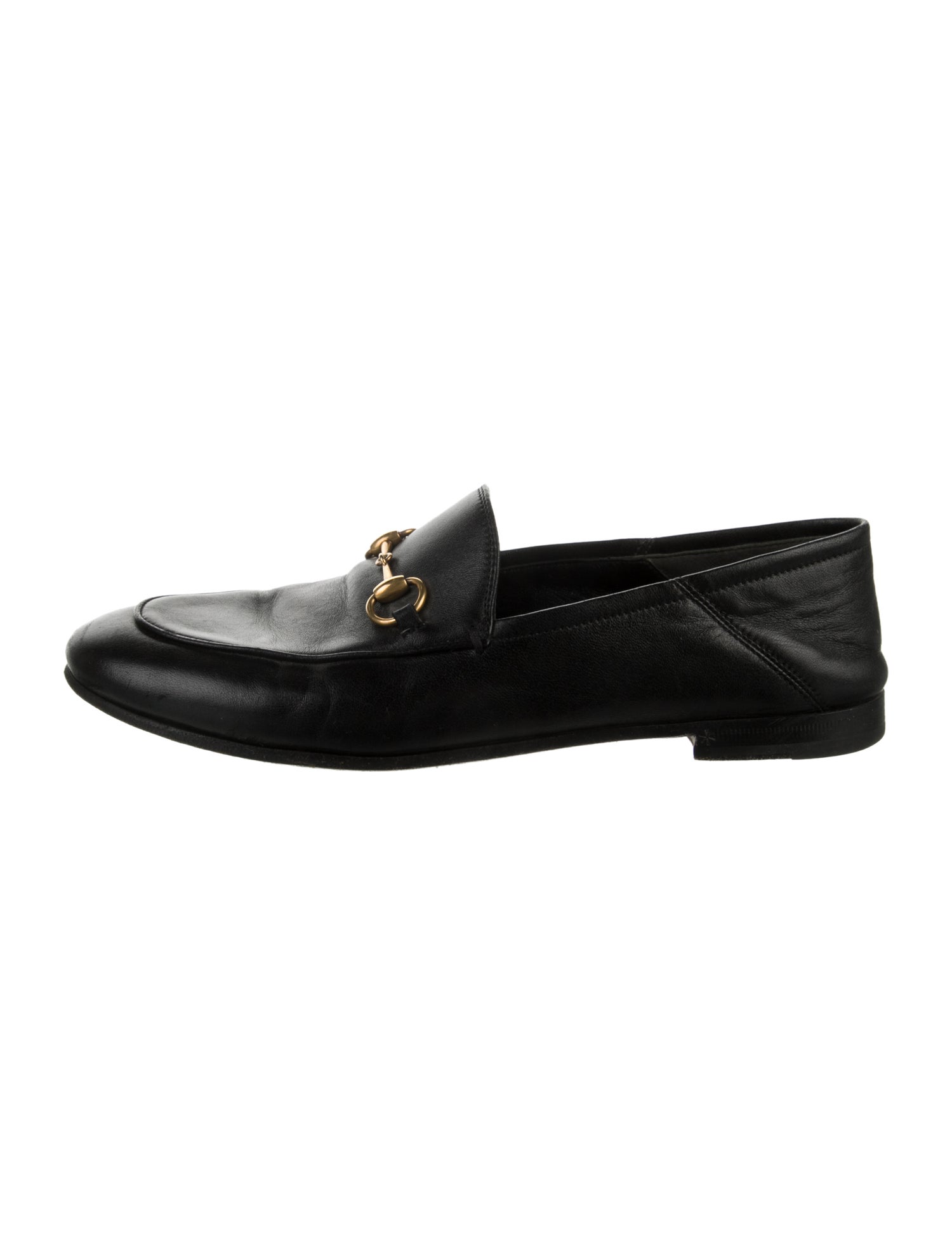 Gucci Horsebit Accent Leather Loafers