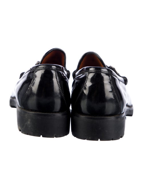 Gucci Horsebit Accent Patent Leather Loafers