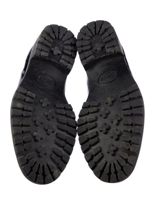 Gucci Horsebit Accent Patent Leather Loafers