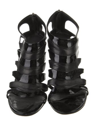 Gucci Patent Leather Gladiator Sandals