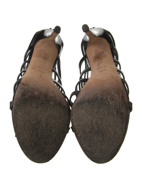 Gucci Patent Leather Gladiator Sandals