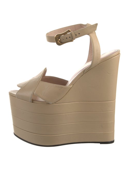 Gucci Kingsnake Leather Sandals