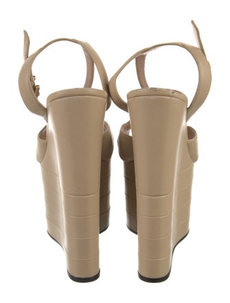 Gucci Kingsnake Leather Sandals