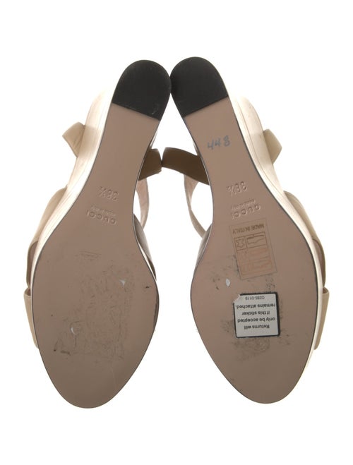 Gucci Kingsnake Leather Sandals