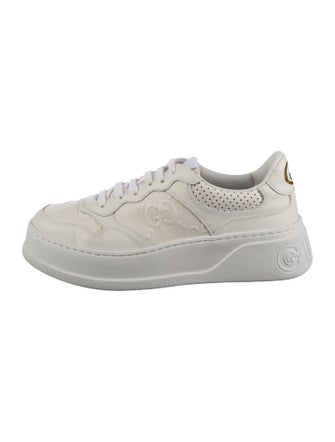Gucci Interlocking G Logo Leather Sneakers