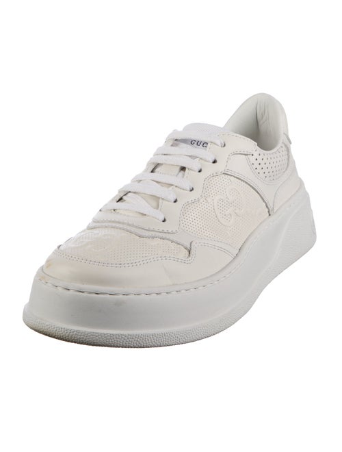 Gucci Interlocking G Logo Leather Sneakers