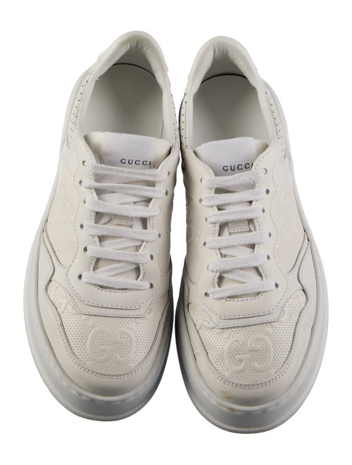 Gucci Interlocking G Logo Leather Sneakers