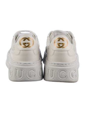 Gucci Interlocking G Logo Leather Sneakers