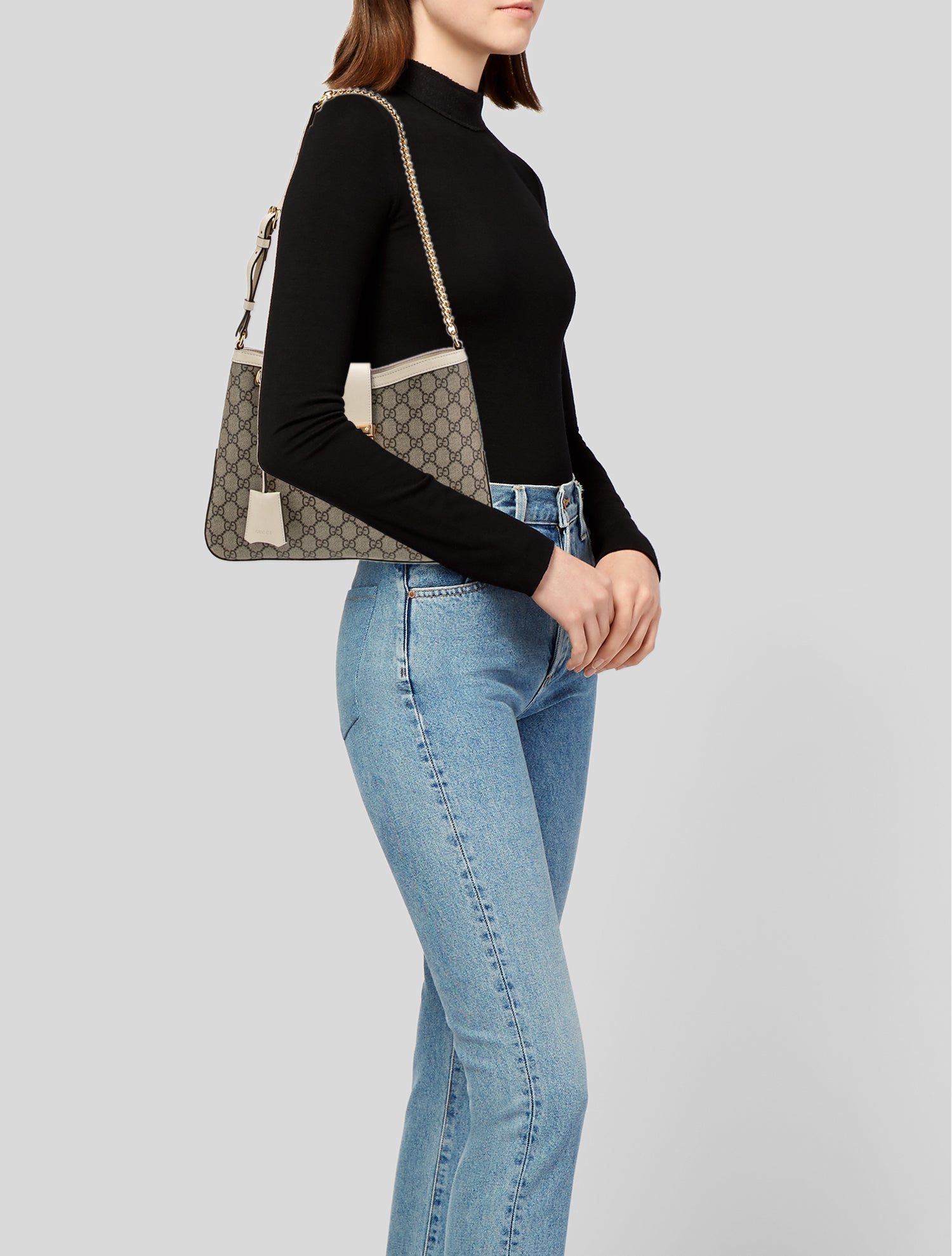 Gucci GG Canvas Padlock Medium