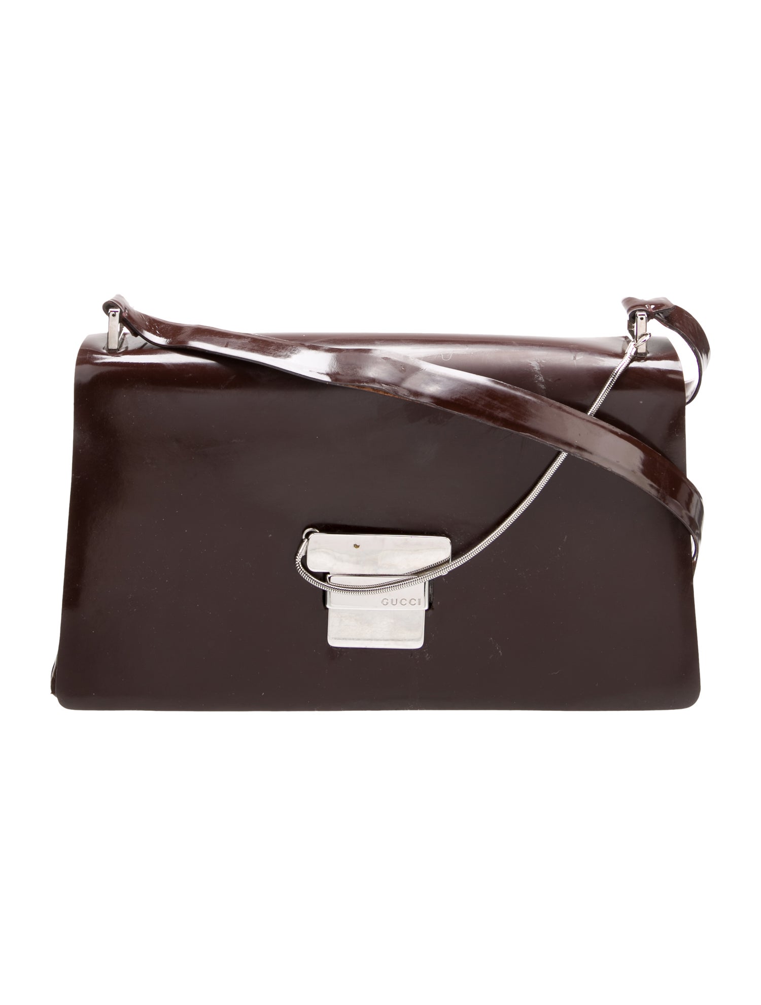 Gucci Patent Leather Crossbody Bag Vintage