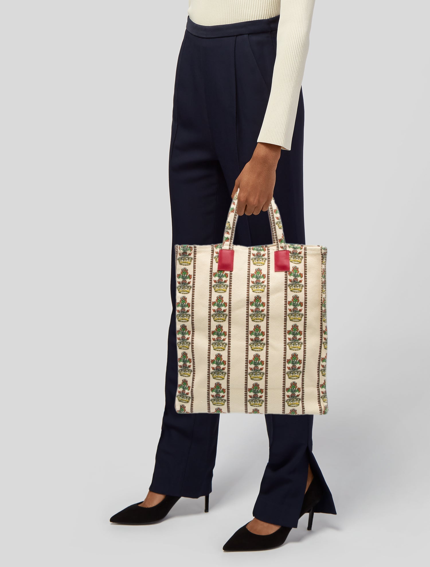 Gucci Canvas Top Handle Bag