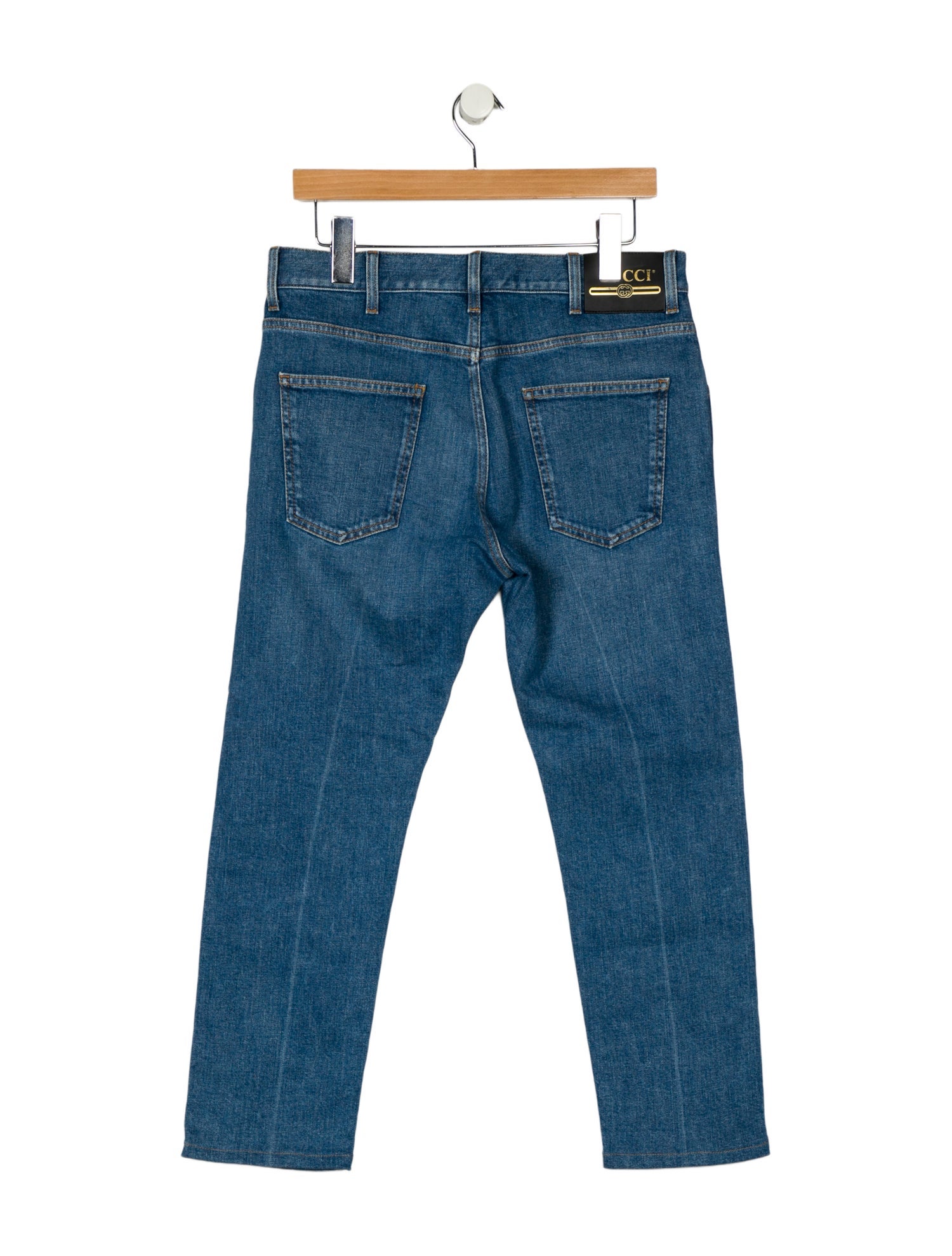 Gucci Web Accent Skinny Jeans