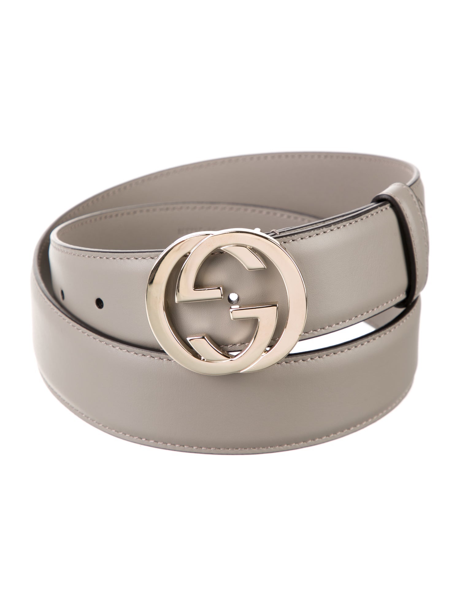 Gucci Interlocking G Logo Leather Belt