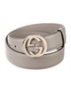 Gucci Interlocking G Logo Leather Belt