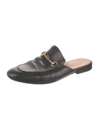 Gucci 1955 Horsebit Accent Leather Mules
