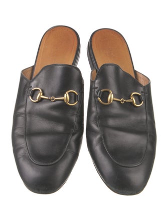 Gucci 1955 Horsebit Accent Leather Mules