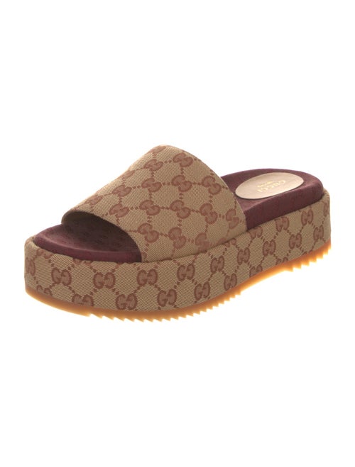 Gucci GG Canvas Canvas Slides