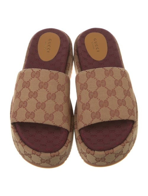 Gucci GG Canvas Canvas Slides